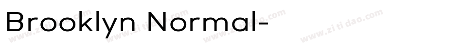 Brooklyn Normal字体转换